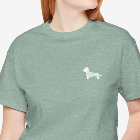 Wirehaired Dachshund Mandala - Dachshund Shirt for Women - Dachshund Mandala T- Shirt